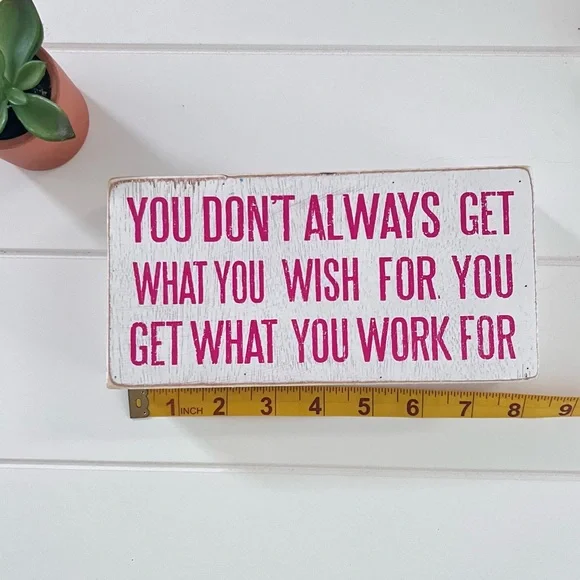 Wooden sign decor - Picture 3 of 5